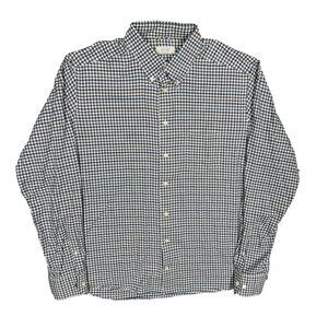 Eton Contemporary Dress Shirt Soft Cotton Check Long Sleeve 46 18 XXL